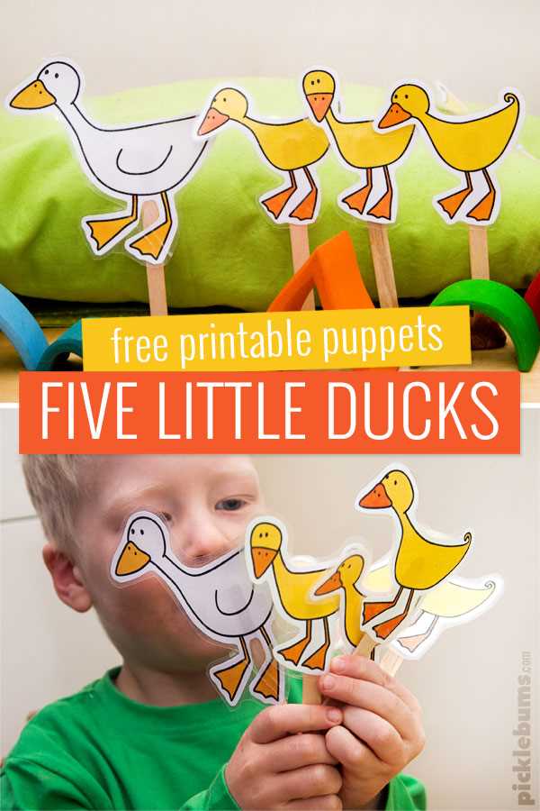 5 little ducks printable