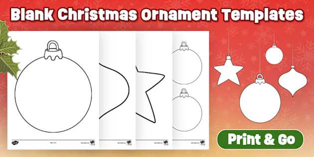 ornament template printable