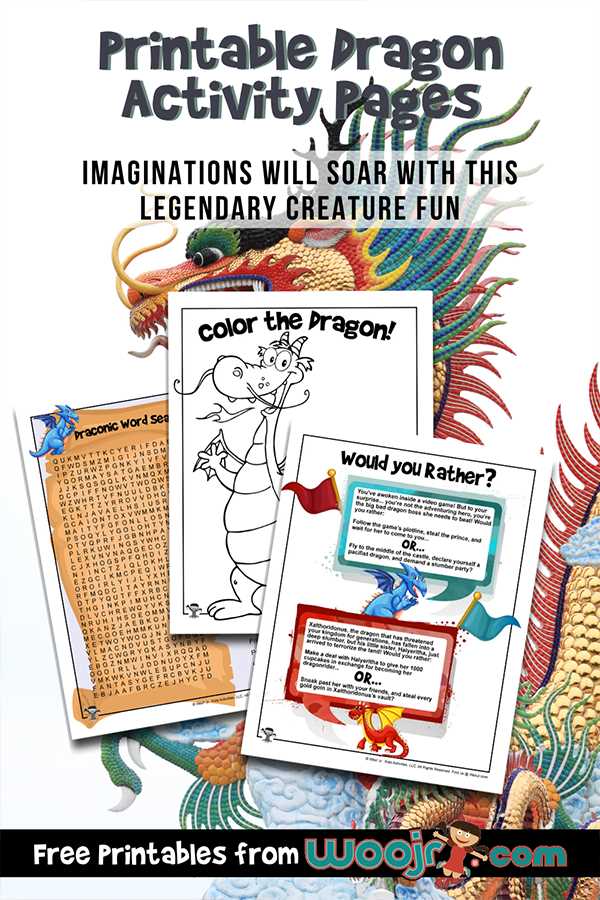 dragon printables free