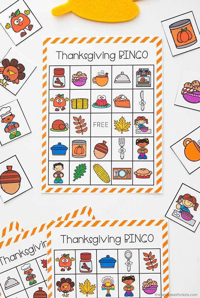 thanksgiving bingo free printable
