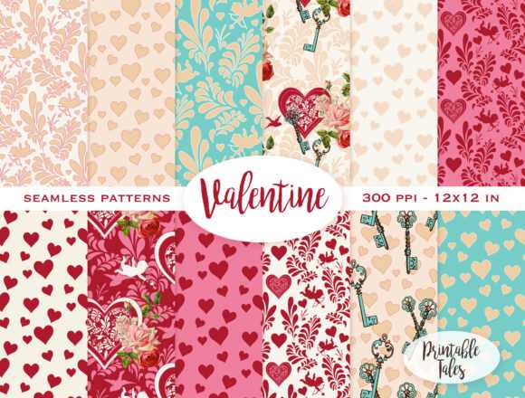 free printable valentine scrapbook paper