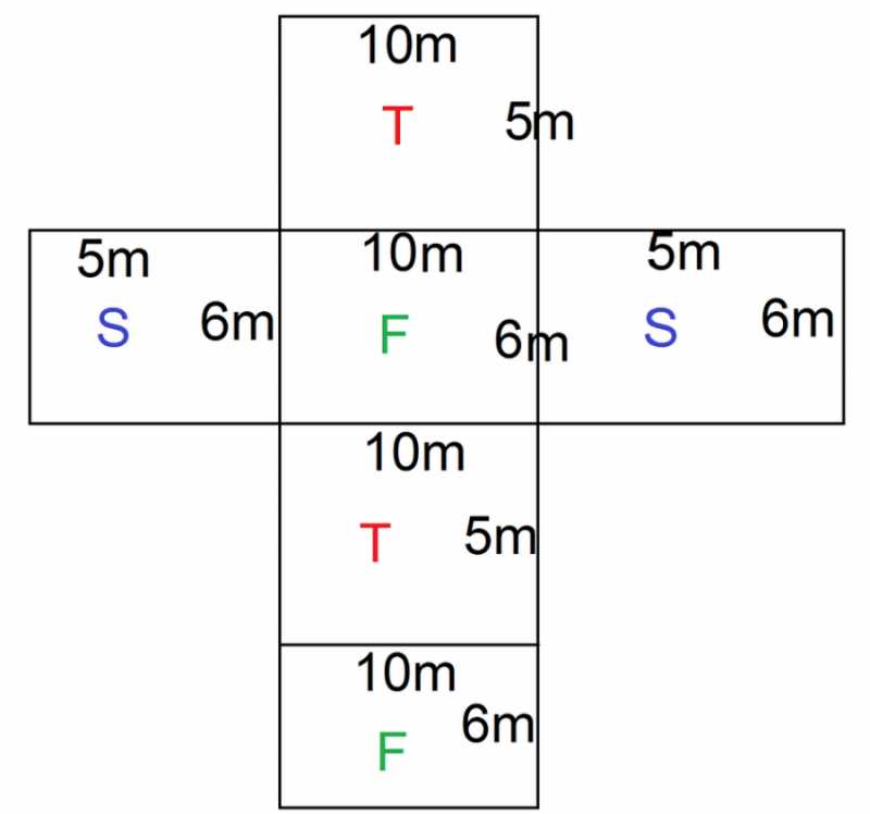 printable rectangular prism net printable rectangular prism net