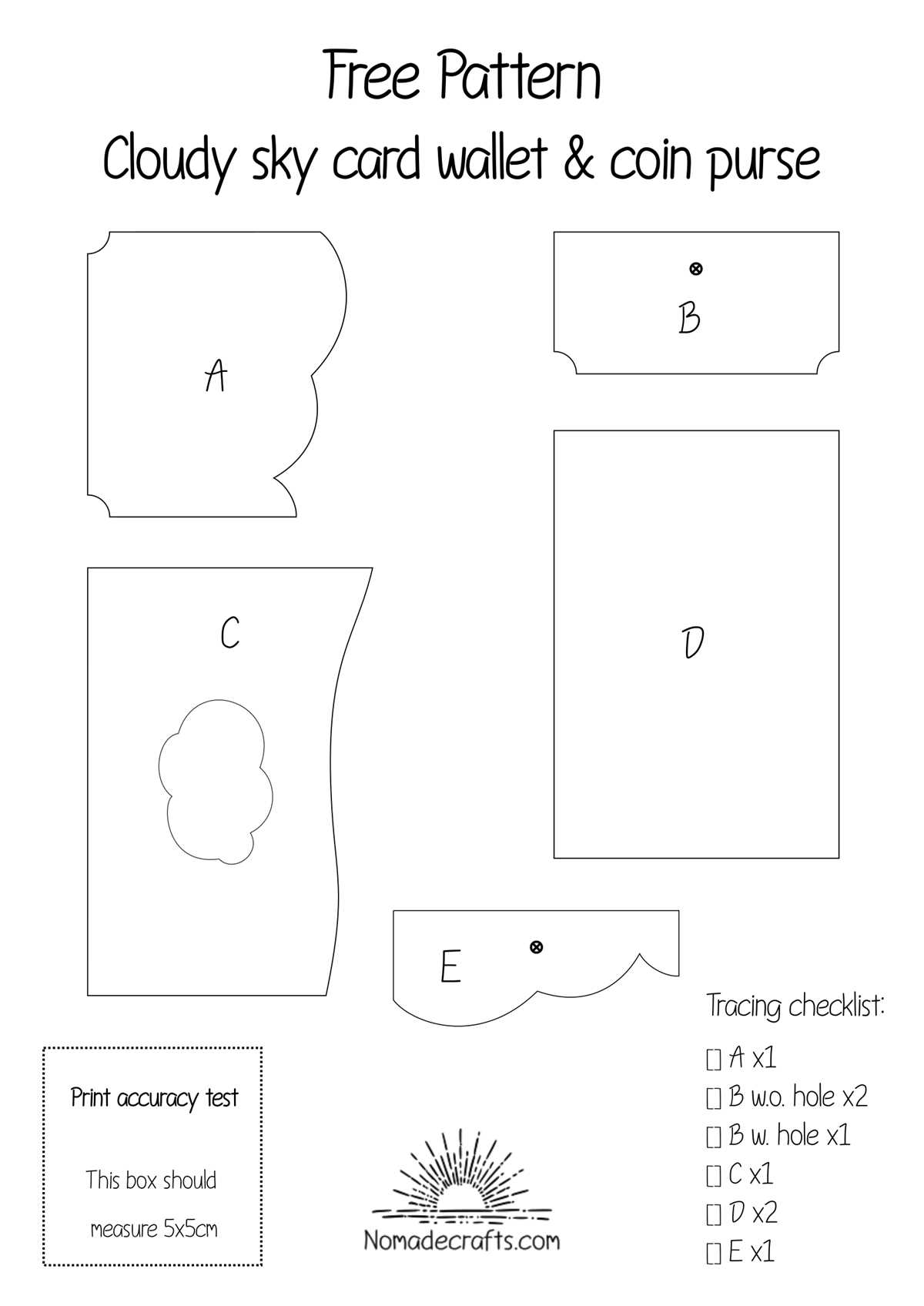 free printable coin purse pattern free printable coin purse pattern