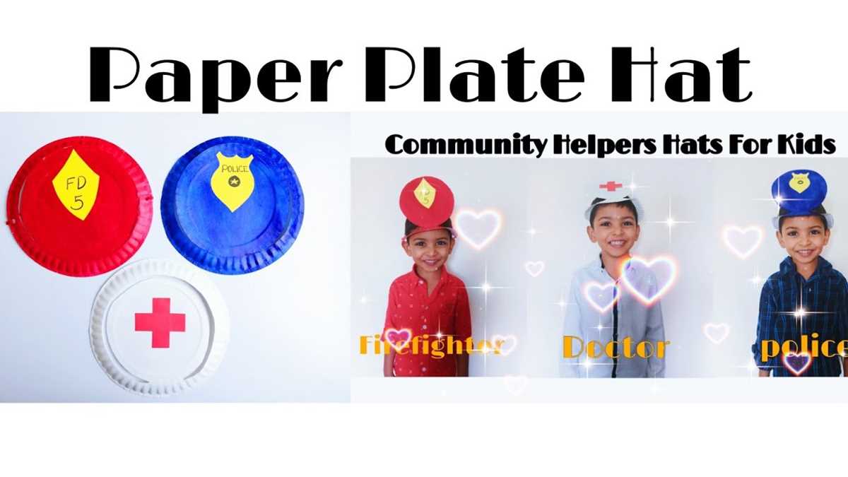community helper hats printable