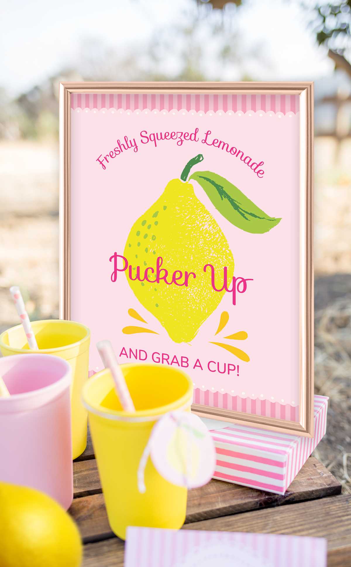 lemonade stand sign printable