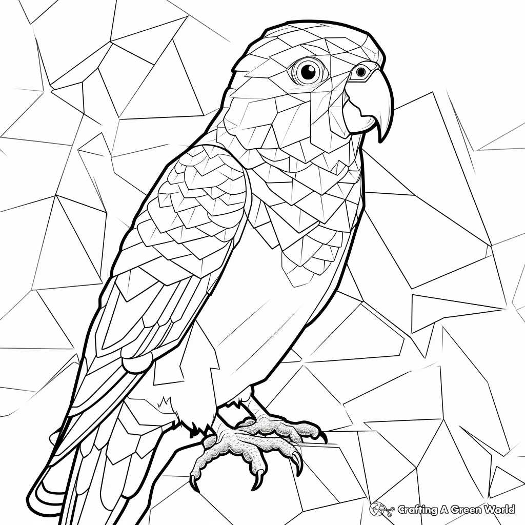 parrot coloring pages printable