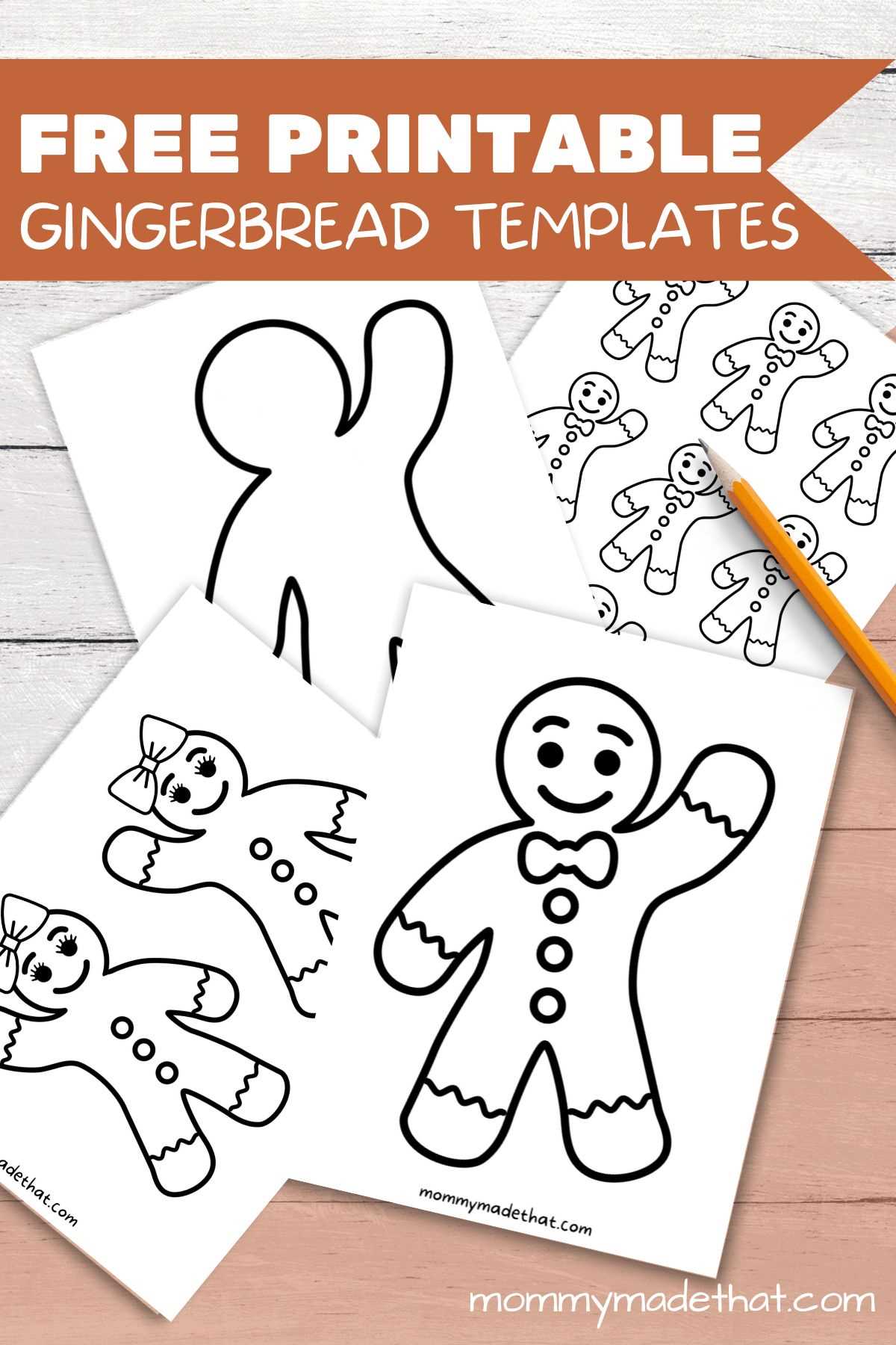patterns for gingerbread man printable
