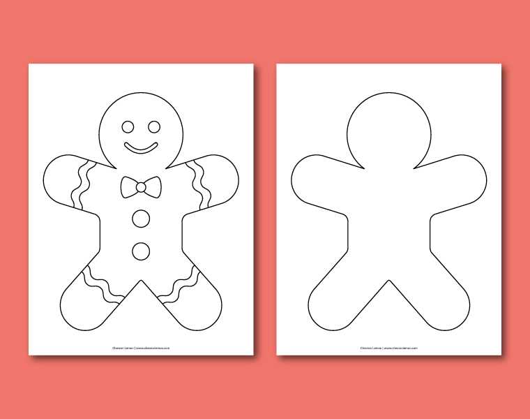 patterns for gingerbread man printable