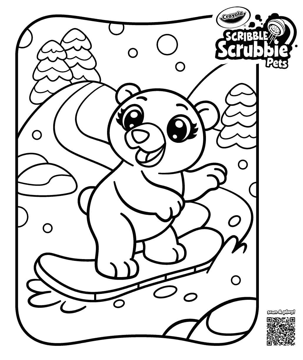 winter printables coloring pages