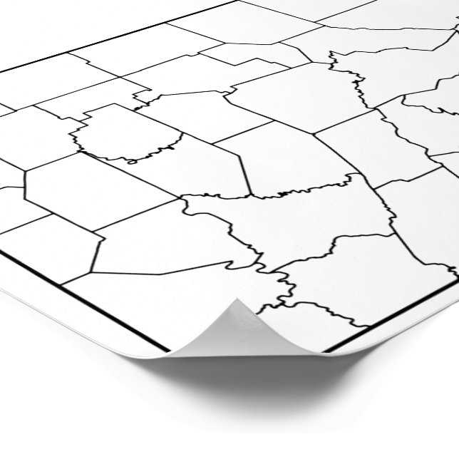 pennsylvania county map printable