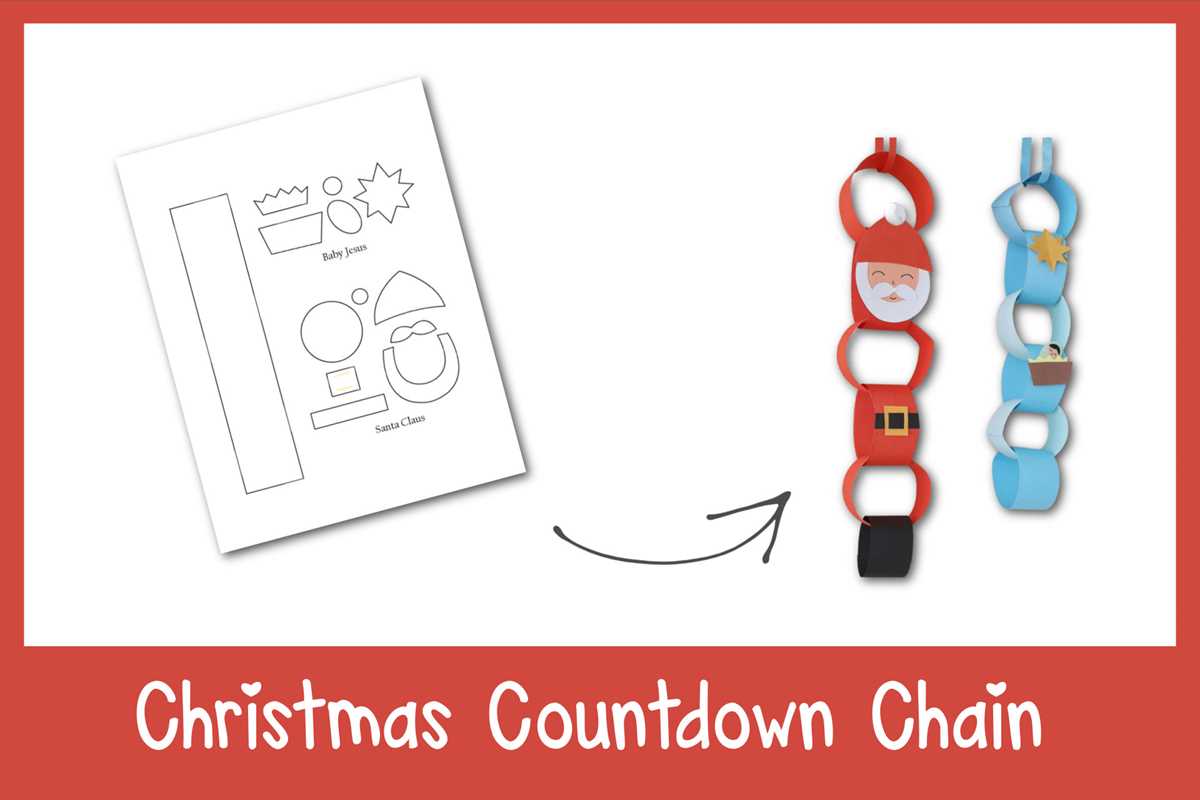 printable paper chains christmas