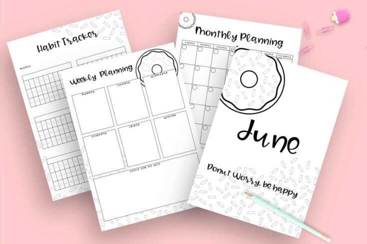 bullet journal template printable