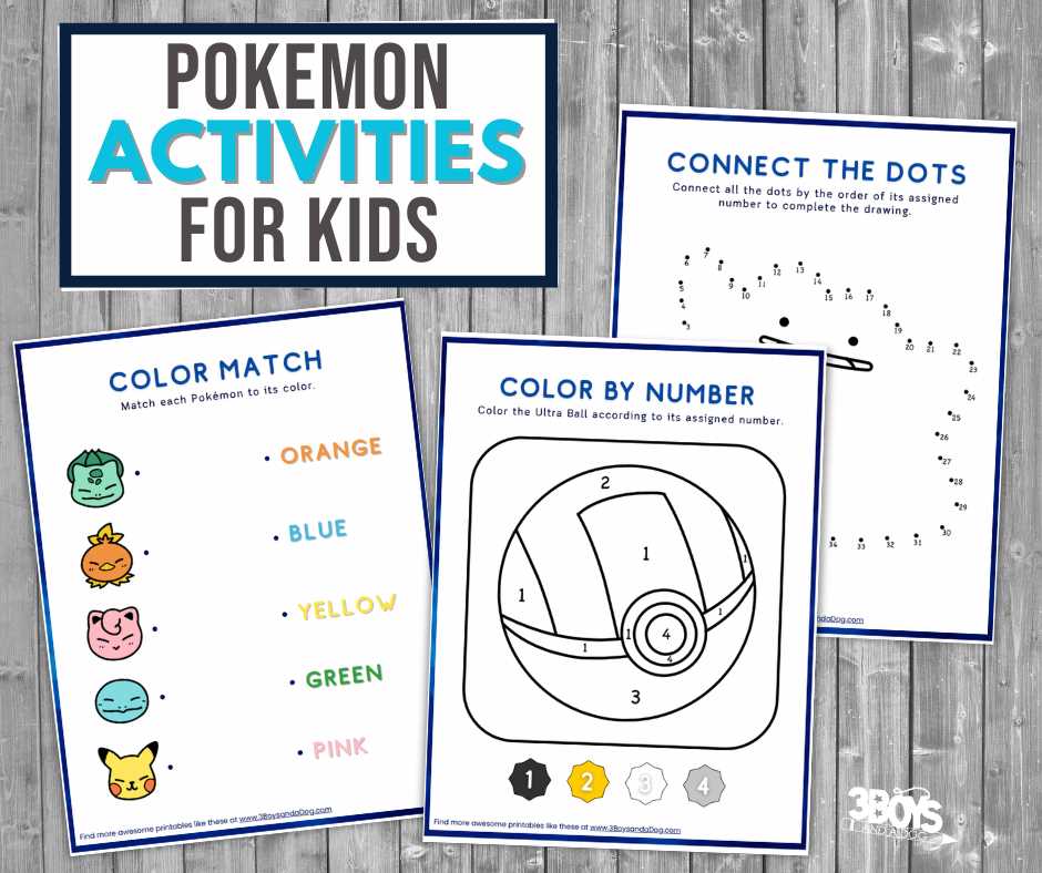 pokemon color by number printable pokemon color by number printable