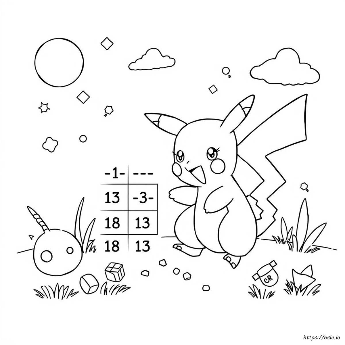 pokemon color by number printable pokemon color by number printable