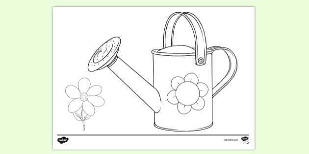 printable watering can template