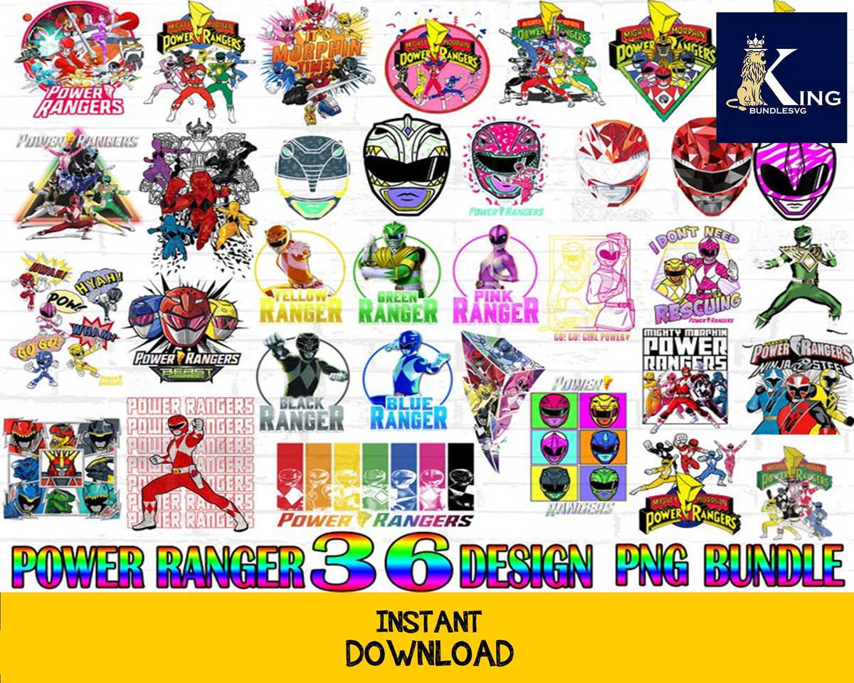 power rangers printables