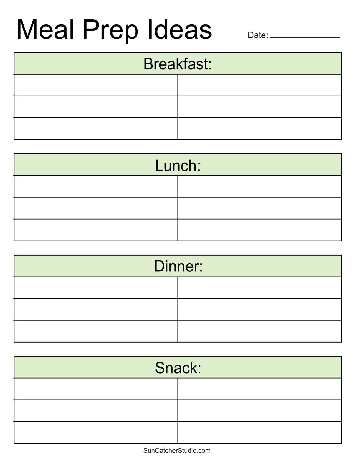 printable 3 day diet menu