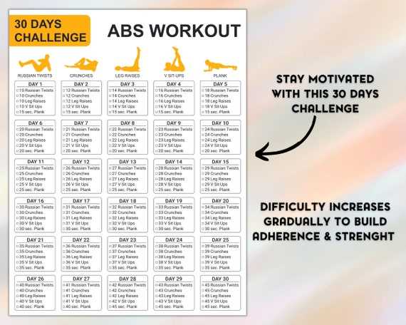 printable 30 day abs challenge