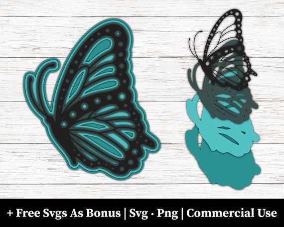 printable 3d butterfly template