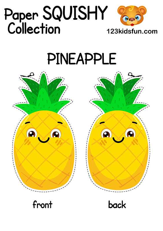 printable 3d paper squishy template