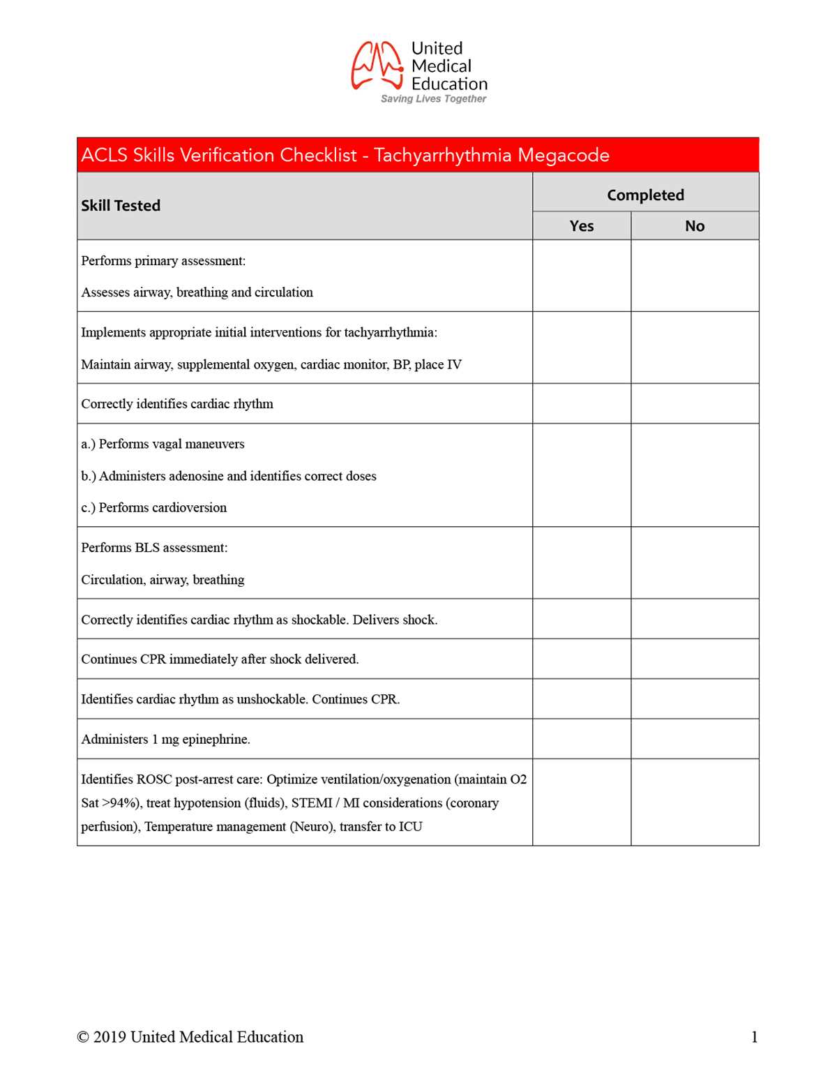 printable acls cheat sheet