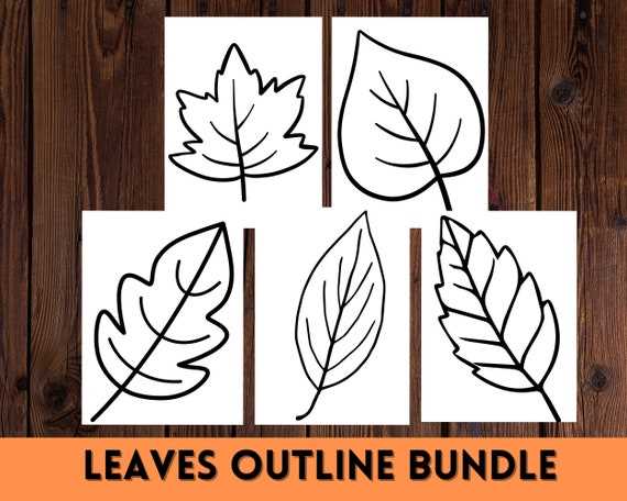 printable autumn leaves cutouts
