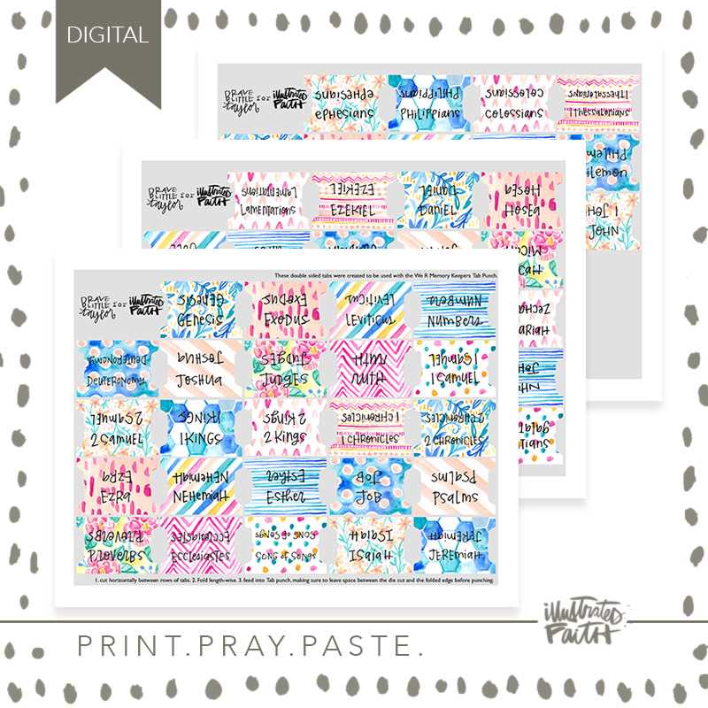 printable bible tabs free