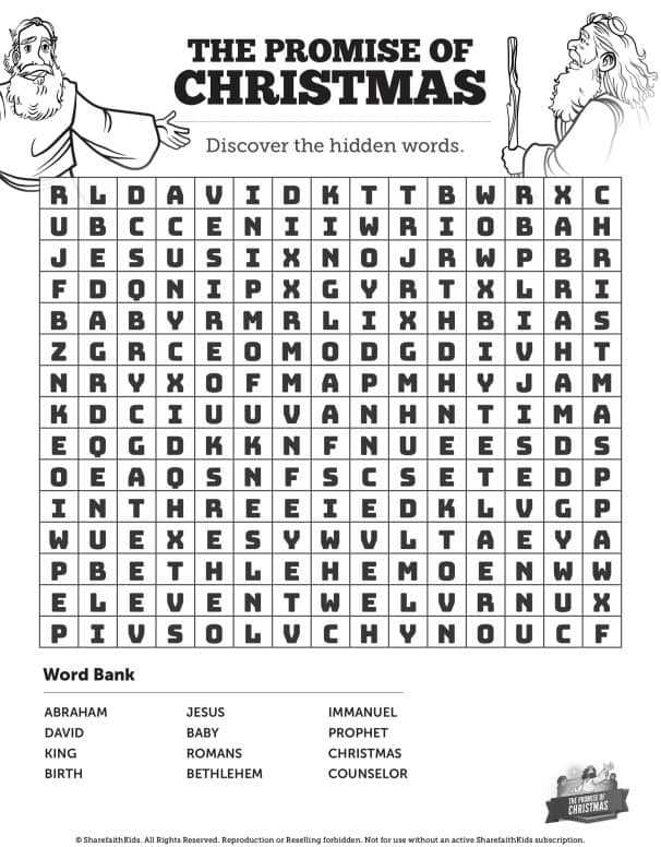 printable biblical word search puzzles
