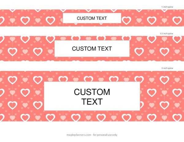 printable binder spine inserts