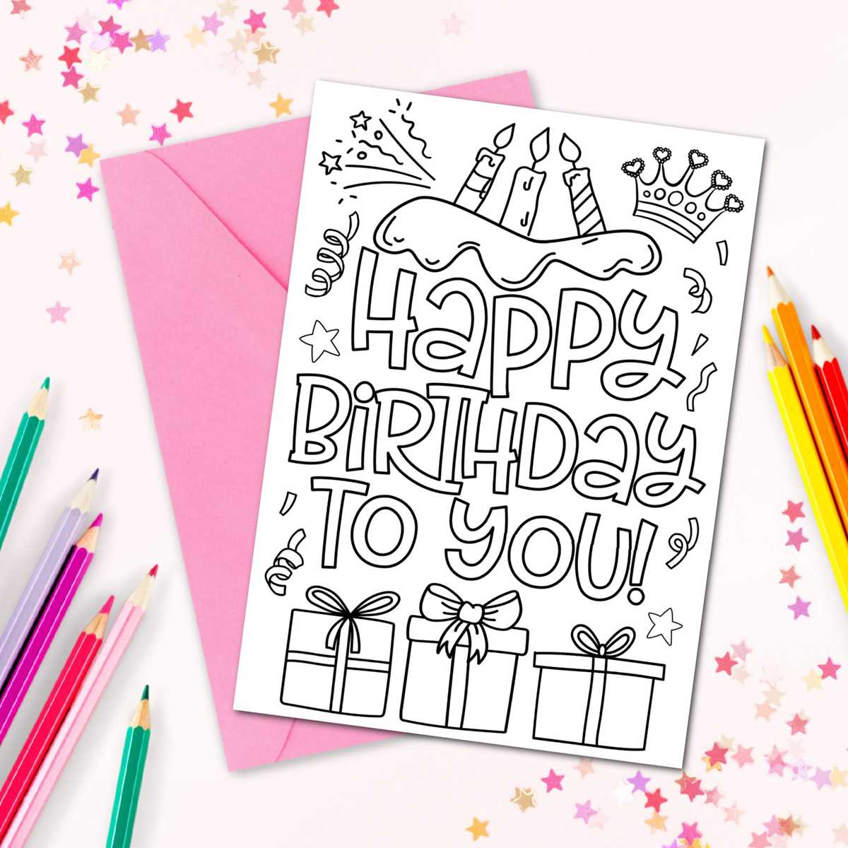 printable birthday coloring cards free printable birthday coloring cards free