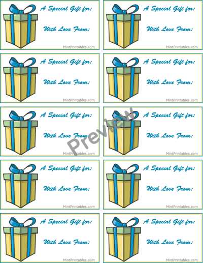 printable birthday gift tags