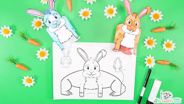 printable bunny rabbit template