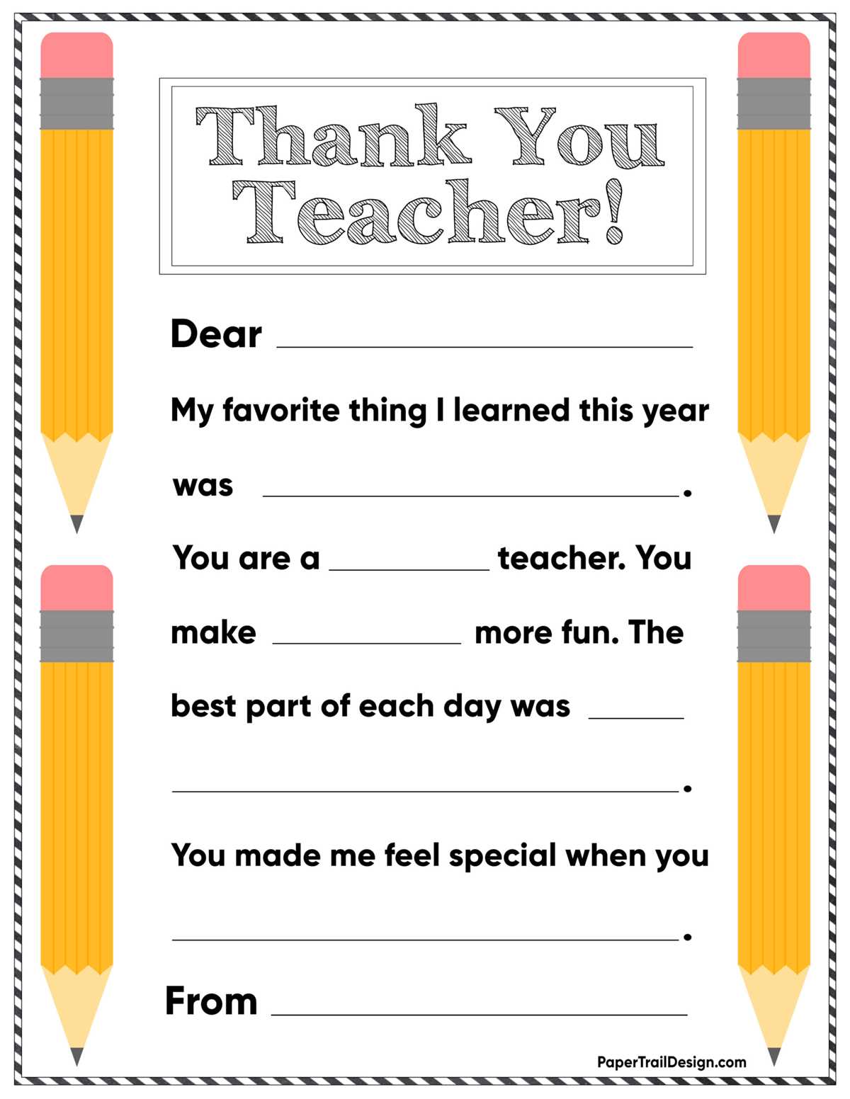 printable cards for teachers