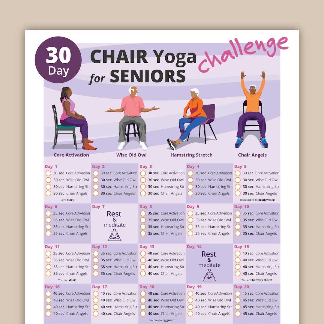 printable chair exercises for seniors