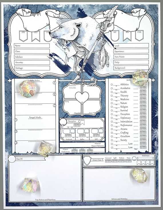 printable character sheet pathfinder