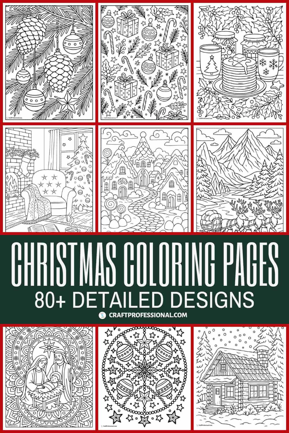 printable christmas coloring pages adults printable christmas coloring pages adults