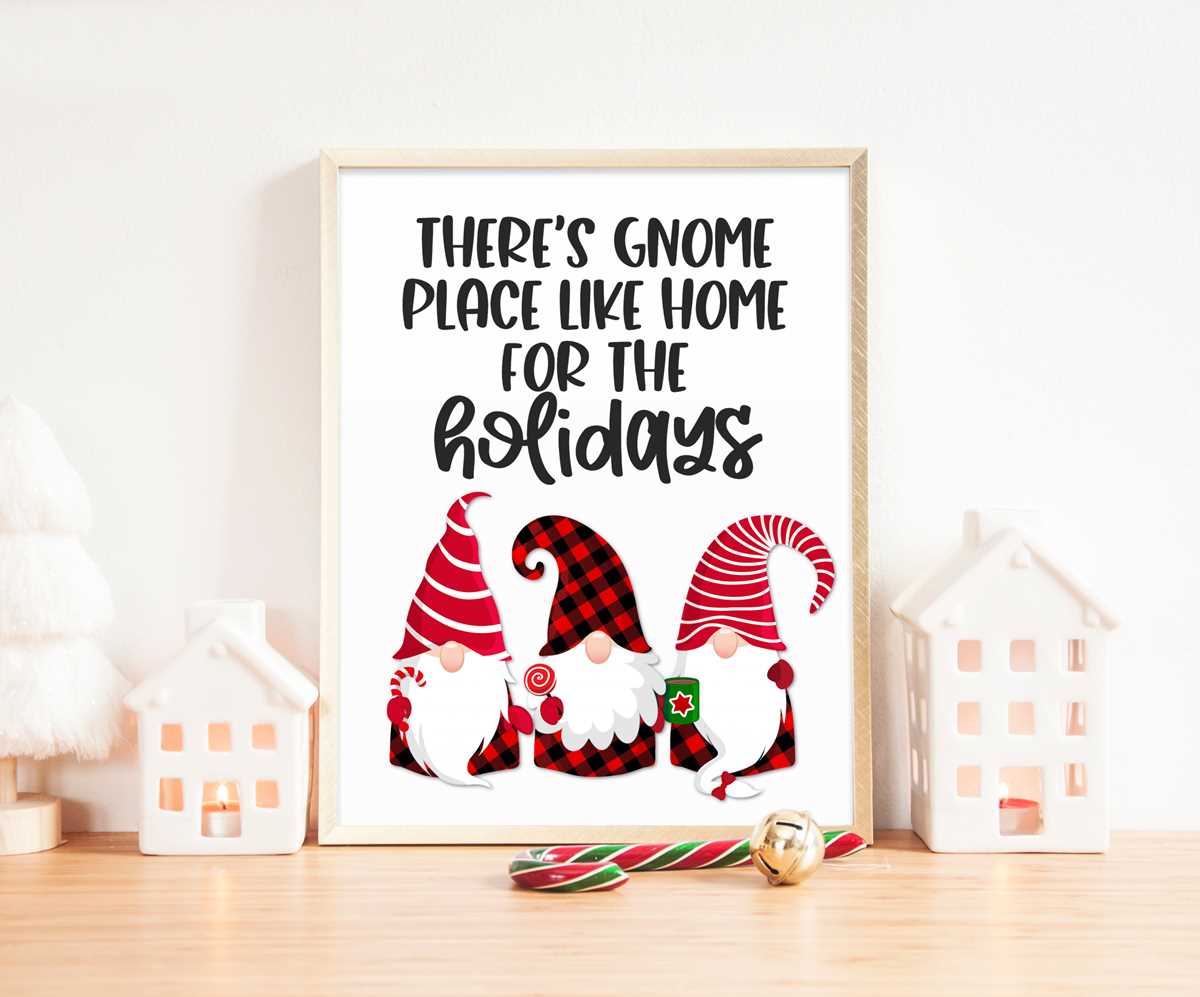printable christmas gnomes