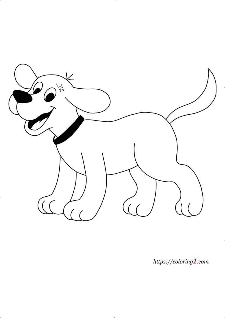 printable clifford the big red dog