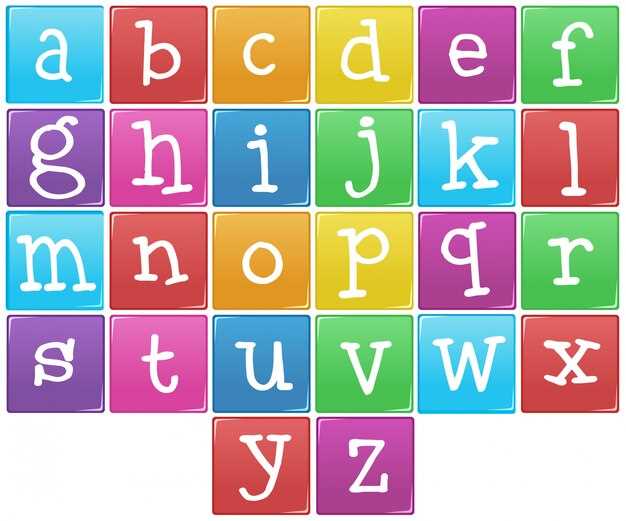 printable colored letters of the alphabet