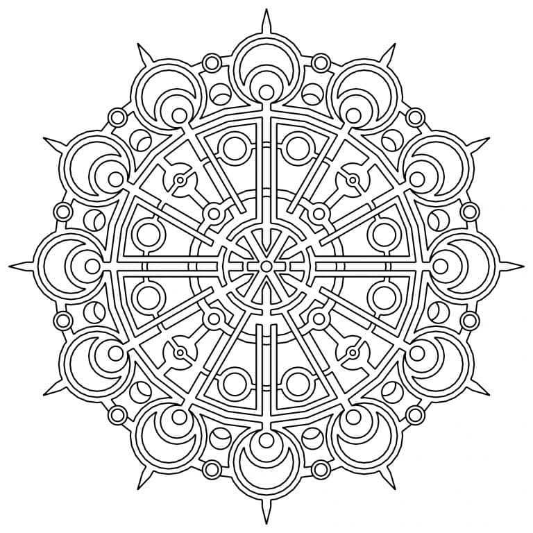 printable coloring pages geometric