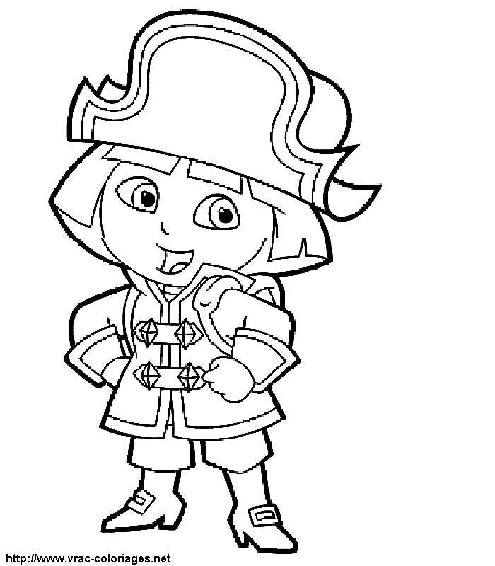 printable coloring pages of dora the explorer