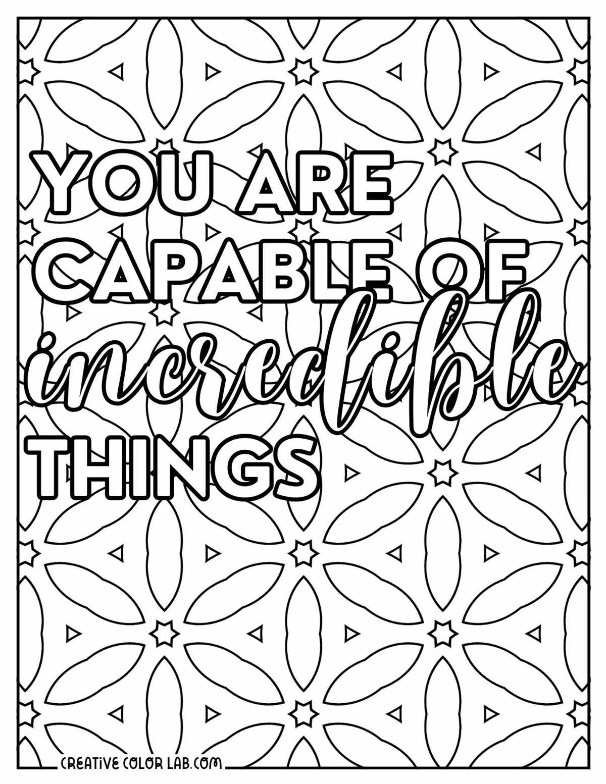 printable coloring pages with quotes
