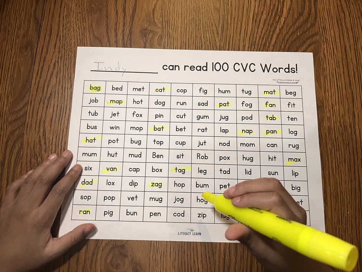 printable cvc words printable cvc words