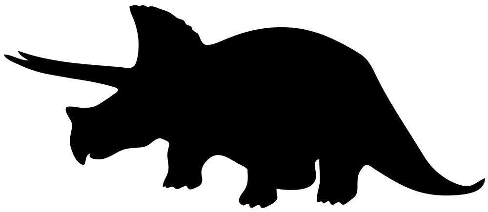 printable dinosaur silhouette