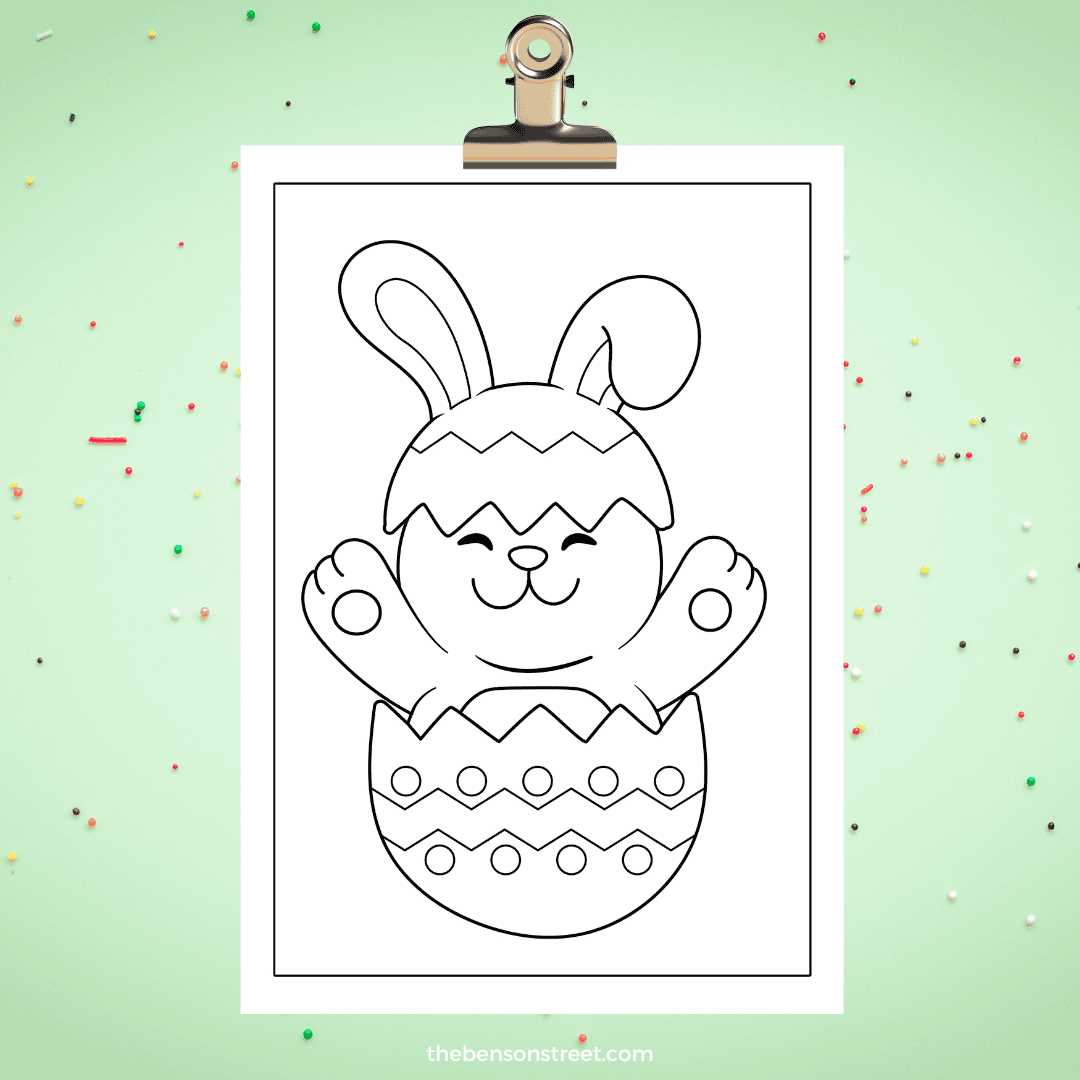 printable easter color sheets