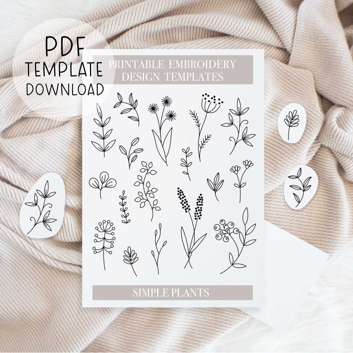 printable embroidery pattern