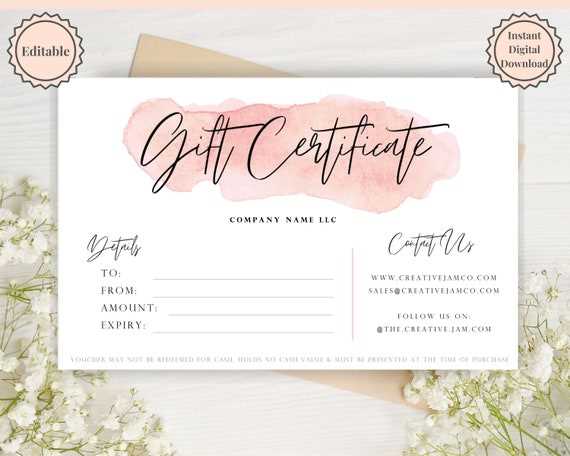printable etsy gift card