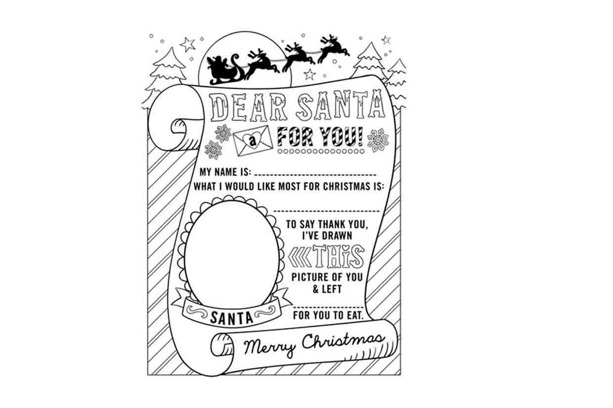 printable father christmas letters