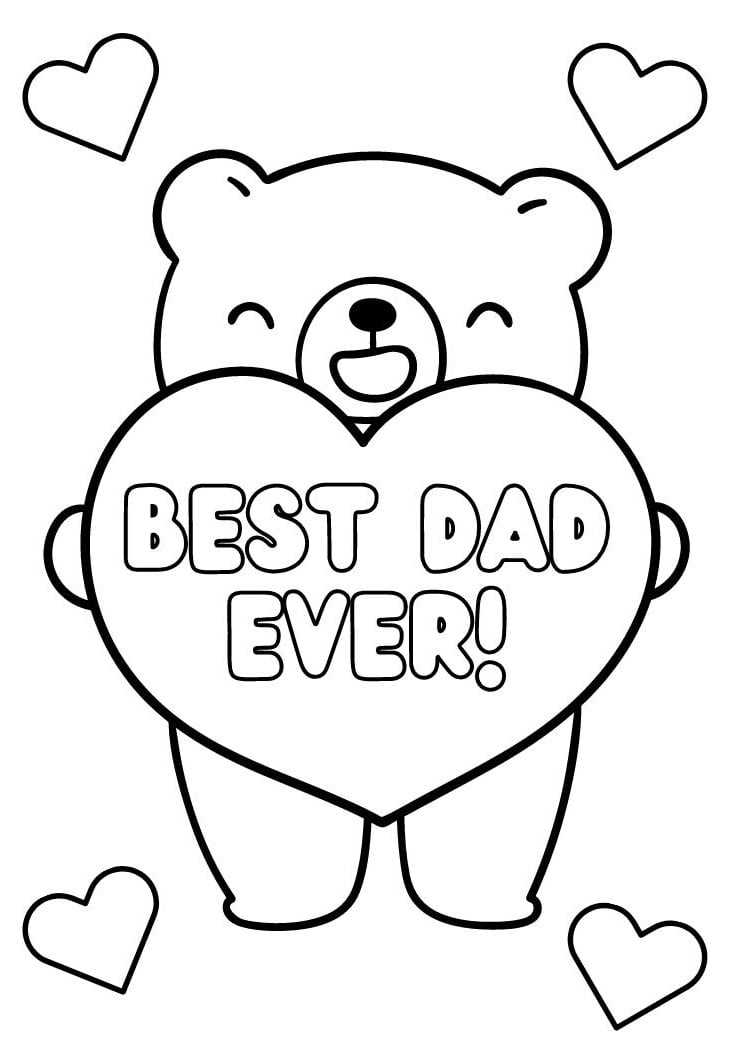 printable fathers day cards to color