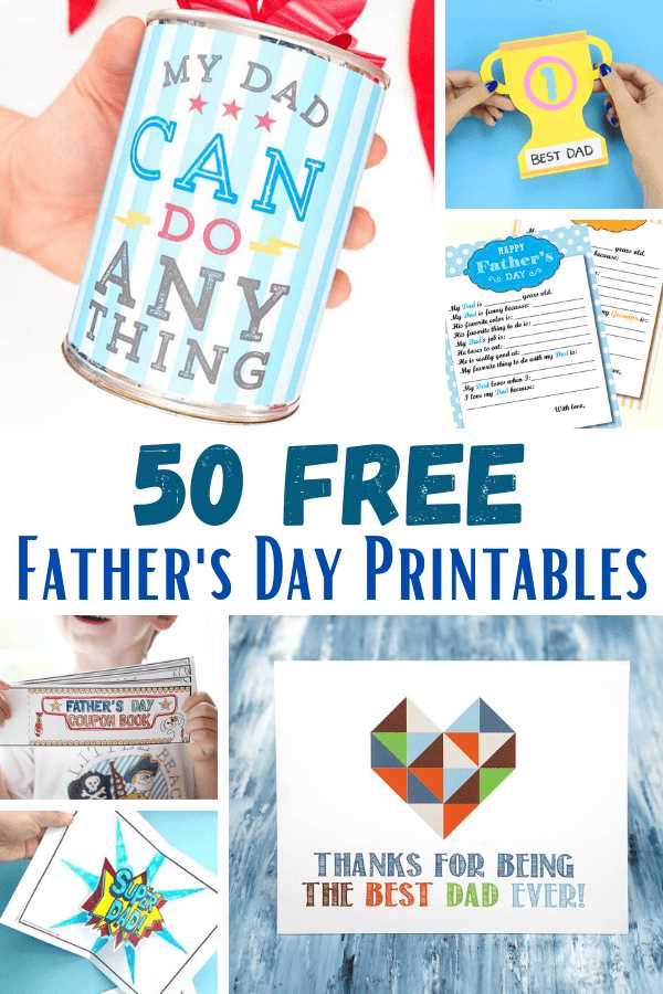 printable fathers day crafts for kids
